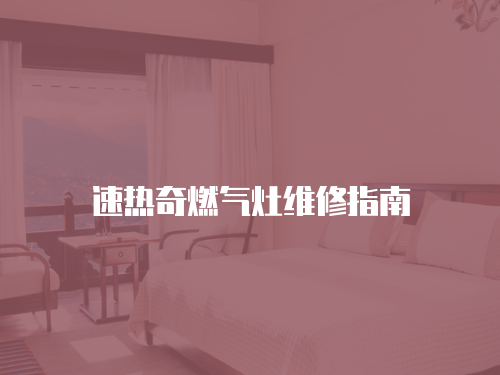 速熱奇燃氣灶維修指南