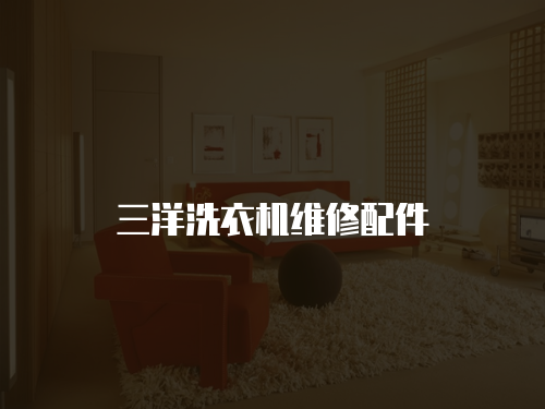 三洋洗衣機維修配件