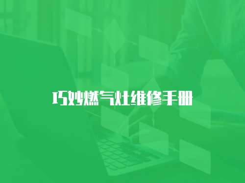 巧妙燃氣灶維修手冊