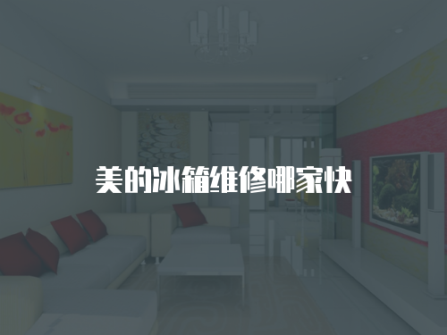 美的冰箱維修哪家快