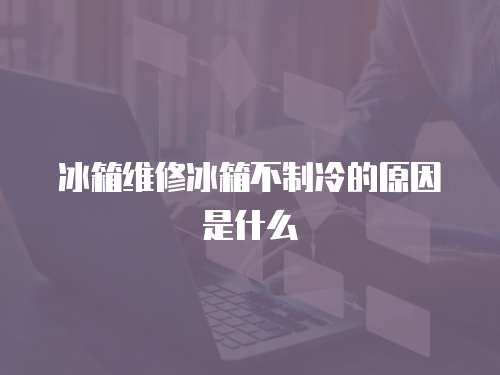 冰箱維修冰箱不制冷的原因是什么
