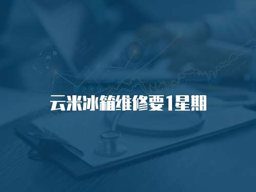 云米冰箱維修要1星期