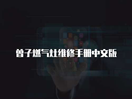 曾子燃?xì)庠罹S修手冊(cè)中文版