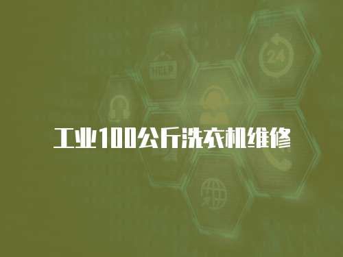 工業(yè)100公斤洗衣機(jī)維修