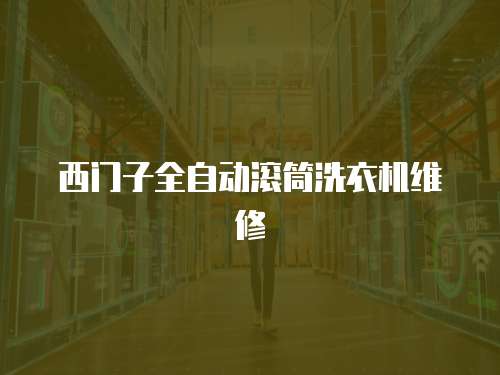 西門子全自動滾筒洗衣機維修