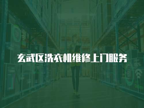 玄武區洗衣機維修上門服務