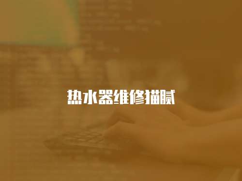 熱水器維修貓膩