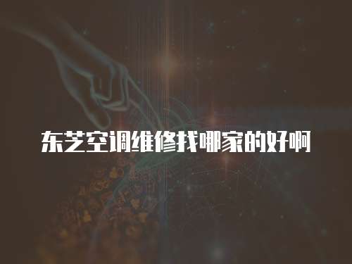 東芝空調維修找哪家的好啊