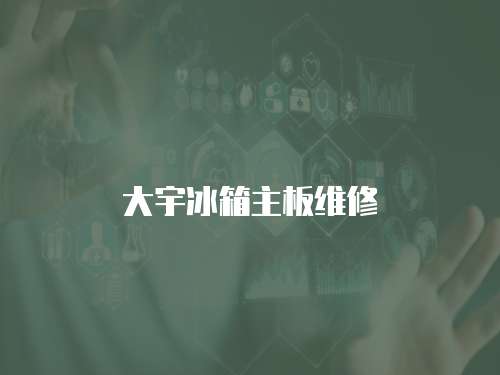 大宇冰箱主板維修