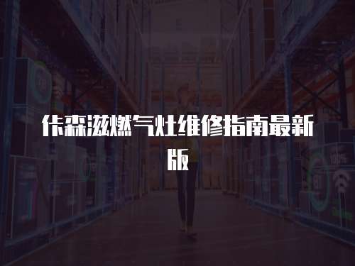 佧森滋燃?xì)庠罹S修指南最新版