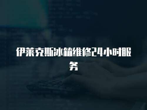 伊萊克斯冰箱維修24小時服務