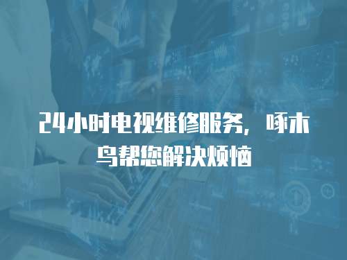 24小時電視維修服務，啄木鳥幫您解決煩惱