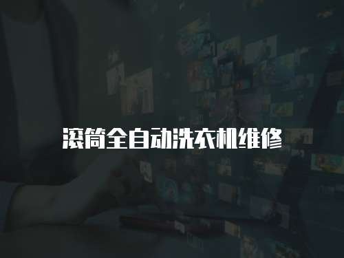 滾筒全自動洗衣機維修