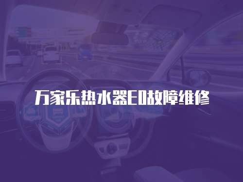 萬(wàn)家樂(lè)熱水器E0故障維修