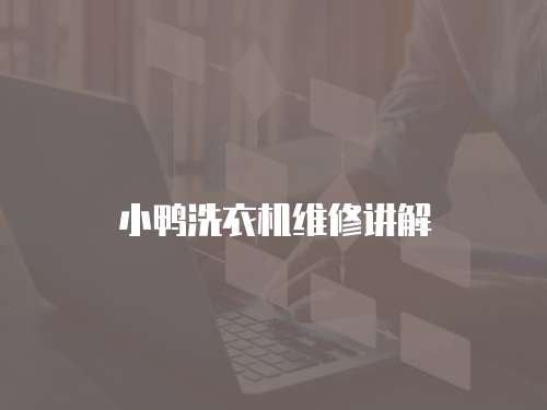 小鴨洗衣機(jī)維修講解