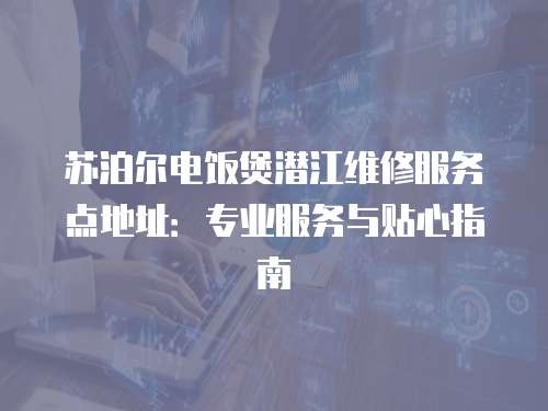 蘇泊爾電飯煲潛江維修服務點地址：專業服務與貼心指南