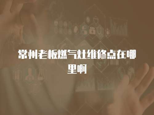 常州老板燃?xì)庠罹S修點(diǎn)在哪里啊