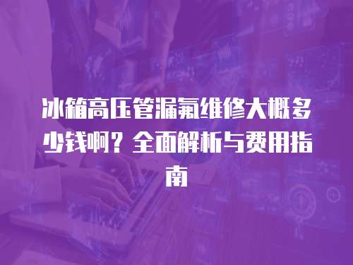 冰箱高壓管漏氟維修大概多少錢啊？全面解析與費用指南