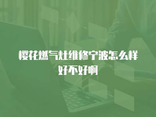 櫻花燃?xì)庠罹S修寧波怎么樣好不好啊